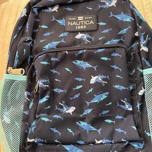 Nautica Kids 16-inch shark backpack